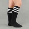 image:imageAmerican Trends Kids Toddler Soccer Socks Youth Baseball Softball Football Socks Knee High Accessories for Girls1 Pack Black White