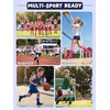 image:imageAmerican Trends Kids Toddler Soccer Socks Youth Baseball Softball Football Socks Knee High Accessories for Girls1 Pack Light Blue White