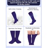image:imageAmerican Trends Kids Toddler Soccer Socks Youth Baseball Softball Football Socks Knee High Accessories for Girls1 Pack Light Purple White