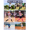 image:imageAmerican Trends Kids Toddler Soccer Socks Youth Baseball Softball Football Socks Knee High Accessories for Girls1 Pack Pure Black