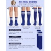 image:imageAmerican Trends Kids Toddler Soccer Socks Youth Baseball Softball Football Socks Knee High Accessories for Girls1 Pack Red White