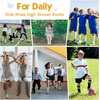 image:imageAmerican Trends Kids Toddler Soccer Socks Youth Baseball Softball Football Socks Knee High Accessories for Girls1 Pack Red White Stripes