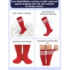 image:imageAmerican Trends Kids Toddler Soccer Socks Youth Baseball Softball Football Socks Knee High Accessories for Girls1 Pack White Red