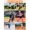 image:imageAmerican Trends Toddler Kids Youth Soccer SocksLong Knee High Socks for Boys Girls Baseball Softball Football 112 years1 Pack Neon White