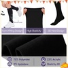 image:imageAmerican Trends Womens Knee High Sock Solid Color Long Tube SockBreathable High Socks for Athletic Halloween amp Daily Wear1 Pack Black