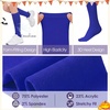 image:imageAmerican Trends Womens Knee High Sock Solid Color Long Tube SockBreathable High Socks for Athletic Halloween amp Daily Wear1 Pack Blue