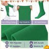 image:imageAmerican Trends Womens Knee High Sock Solid Color Long Tube SockBreathable High Socks for Athletic Halloween amp Daily Wear1 Pack Green