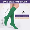 image:imageAmerican Trends Womens Knee High Sock Solid Color Long Tube SockBreathable High Socks for Athletic Halloween amp Daily Wear1 Pack Green