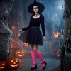 image:imageAmerican Trends Womens Knee High Sock Solid Color Long Tube SockBreathable High Socks for Athletic Halloween amp Daily Wear1 Pack Hot Pink