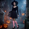 image:imageAmerican Trends Womens Knee High Sock Solid Color Long Tube SockBreathable High Socks for Athletic Halloween amp Daily Wear1 Pack Pink