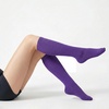 image:imageAmerican Trends Womens Knee High Sock Solid Color Long Tube SockBreathable High Socks for Athletic Halloween amp Daily Wear1 Pack Purple