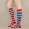 image:imageAmerican Trends Womens Knee High Socks Novelty Holiday Printed Tall Tube Socks Casual amp Party Athletic Sports Stockings1 Pack Blue Red