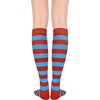 image:imageAmerican Trends Womens Knee High Socks Novelty Holiday Printed Tall Tube Socks Casual amp Party Athletic Sports Stockings1 Pack Blue Red