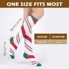 image:imageAmerican Trends Womens Knee High Socks Novelty Holiday Printed Tall Tube Socks Casual amp Party Athletic Sports Stockings1 Pack Christmas Stripes