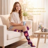 image:imageAmerican Trends Womens Knee High Socks Novelty Holiday Printed Tall Tube Socks Casual amp Party Athletic Sports Stockings1 Pack Gggshell