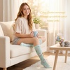 image:imageAmerican Trends Womens Knee High Socks Novelty Holiday Printed Tall Tube Socks Casual amp Party Athletic Sports Stockings1 Pack Meadowrabbit