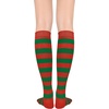 image:imageAmerican Trends Womens Knee High Socks Novelty Holiday Printed Tall Tube Socks Casual amp Party Athletic Sports Stockings1 Pack Red Green