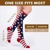 image:imageAmerican Trends Womens Knee High Socks Novelty Holiday Printed Tall Tube Socks Casual amp Party Athletic Sports Stockings1 Pack Usastars