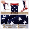 image:imageAmerican Trends Womens Knee High Socks Novelty Holiday Printed Tall Tube Socks Casual amp Party Athletic Sports Stockings1 Pack Usastars