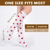 image:imageAmerican Trends Womens Knee High Socks Novelty Holiday Printed Tall Tube Socks Casual amp Party Athletic Sports Stockings1 Pack Valentines Socks