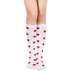image:imageAmerican Trends Womens Knee High Socks Novelty Holiday Printed Tall Tube Socks Casual amp Party Athletic Sports Stockings1 Pack Valentines Socks