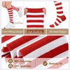 image:imageAmerican Trends Womens Knee High Socks Novelty Holiday Printed Tall Tube Socks Casual amp Party Athletic Sports Stockings1 Pack Wideredwhite