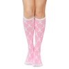 image:imageAmerican Trends Womens Knee High Socks Novelty Holiday Printed Tall Tube Socks Casual amp Party Athletic Sports StockingsPinkribbon