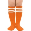 image:imageAmerican Trends Toddler Kids Youth Soccer SocksLong Knee High Socks for Boys Girls Baseball Softball Football 112 years1 Pack Orange White
