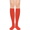 image:imageAmerican Trends Womens Knee High Sock Solid Color Long Tube SockBreathable High Socks for Athletic Halloween amp Daily Wear1 Pack Red