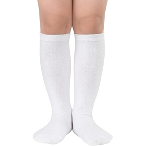 image:imageAmerican Trends Kids Toddler Soccer Socks Youth Baseball Softball Football Socks Knee High Accessories for Girls1 Pack Pure White