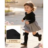 image:imageAmerican Trends Baby Knee High Socks Long Infant Toddler Socks for Baby Girls Bow StockingBlack