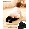 image:imageAmerican Trends Baby Knee High Socks Long Infant Toddler Socks for Baby Girls Bow StockingBlack