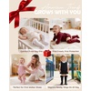image:imageAmerican Trends Baby Knee High Socks Long Infant Toddler Socks for Baby Girls Bow StockingLight Grey