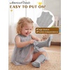 image:imageAmerican Trends Baby Knee High Socks for Toddler Girls Soft Cotton Anti Slip Long Baby Socks with GripGrey