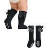 image:imageAmerican Trends Baby Knee High Socks for Toddler Girls Soft Cotton Anti Slip Long Baby Socks with GripBlack