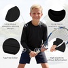 image:imageAmerican Trends Girls Rash Guard UPF 50 Long Sleeve UV Protection Shirts for Girls  Lightweight Quick Dry Sun Shirts 516TBlack