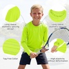 image:imageAmerican Trends Girls Rash Guard UPF 50 Long Sleeve UV Protection Shirts for Girls  Lightweight Quick Dry Sun Shirts 516TNeon Green