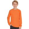 image:imageAmerican Trends Girls Rash Guard UPF 50 Long Sleeve UV Protection Shirts for Girls  Lightweight Quick Dry Sun Shirts 516TOrange