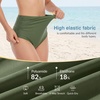 image:imageAmerican Trends High Waisted Bikini Bottoms Ruched Tummy Control Swim Bottom Bathing Suits for WomenArmy Green