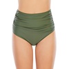 image:imageAmerican Trends High Waisted Bikini Bottoms Ruched Tummy Control Swim Bottom Bathing Suits for WomenArmy Green