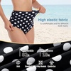 image:imageAmerican Trends High Waisted Bikini Bottoms Ruched Tummy Control Swim Bottom Bathing Suits for WomenBlackwhite Dot