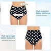 image:imageAmerican Trends High Waisted Bikini Bottoms Ruched Tummy Control Swim Bottom Bathing Suits for WomenBlackwhite Dot
