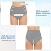 image:imageAmerican Trends High Waisted Bikini Bottoms Ruched Tummy Control Swim Bottom Bathing Suits for WomenBlackwhite Striped
