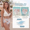 image:imageAmerican Trends High Waisted Bikini Bottoms Ruched Tummy Control Swim Bottom Bathing Suits for WomenMultifloral
