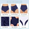 image:imageAmerican Trends High Waisted Bikini Bottoms Ruched Tummy Control Swim Bottom Bathing Suits for WomenNavy Blue