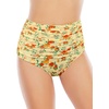 image:imageAmerican Trends High Waisted Bikini Bottoms Ruched Tummy Control Swim Bottom Bathing Suits for WomenOrange Floral