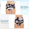 image:imageAmerican Trends High Waisted Bikini Bottoms Ruched Tummy Control Swim Bottom Bathing Suits for WomenPink Floral