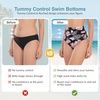 image:imageAmerican Trends High Waisted Bikini Bottoms Ruched Tummy Control Swim Bottom Bathing Suits for WomenPink Floral