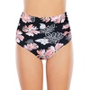 image:imageAmerican Trends High Waisted Bikini Bottoms Ruched Tummy Control Swim Bottom Bathing Suits for WomenPink Floral