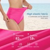 image:imageAmerican Trends High Waisted Bikini Bottoms Ruched Tummy Control Swim Bottom Bathing Suits for WomenRose Pink